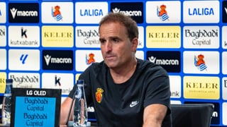 Arrasate, muy sincero antes de enfrentarse al Alavés: "El miércoles tocamos fondo"