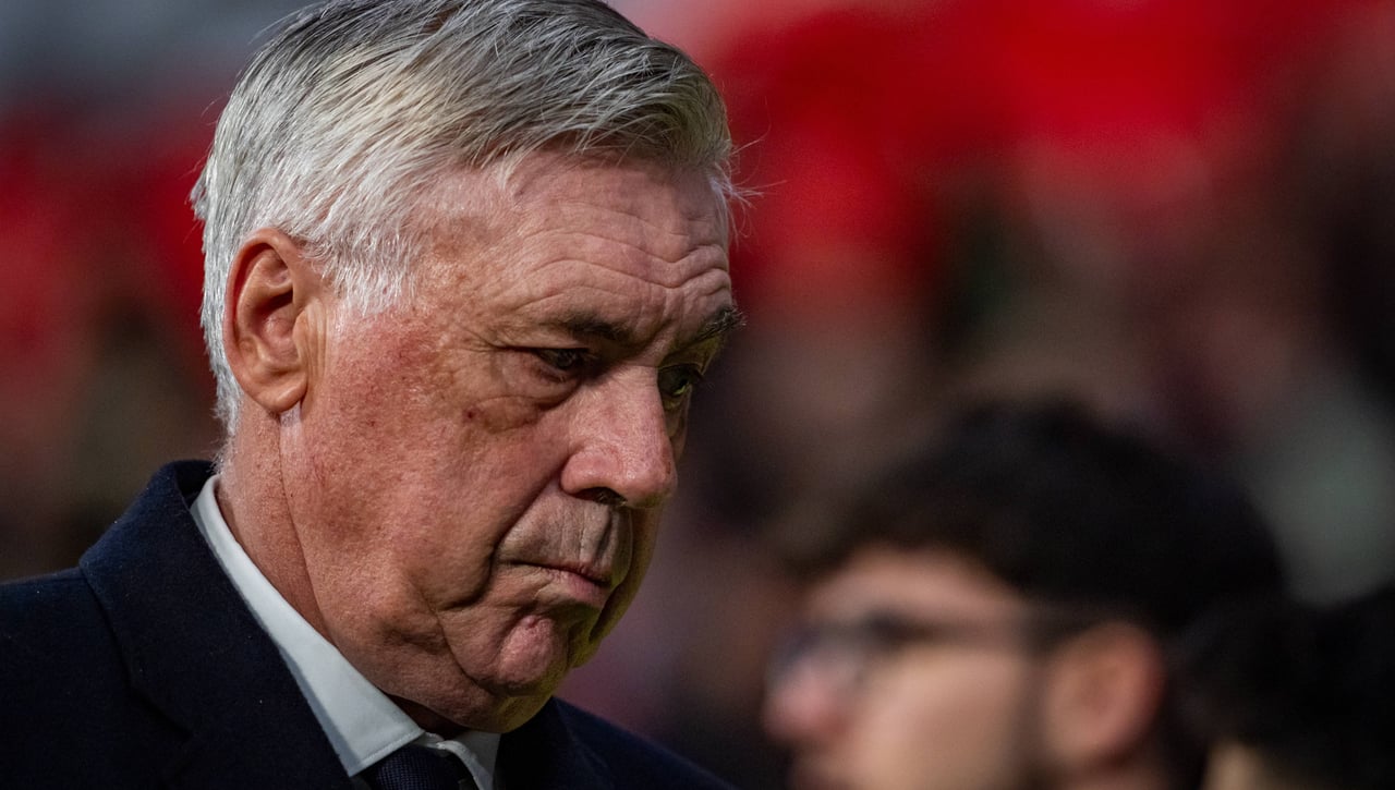 La reacción de Ancelotti a lo de Vinicius 