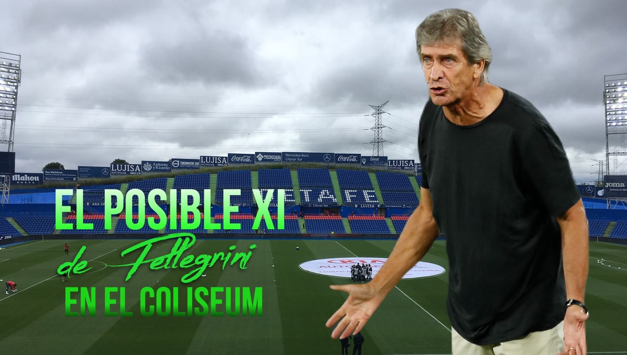 El posible once del Betis ante el Getafe, con todos a priori a disposición de Pellegrini