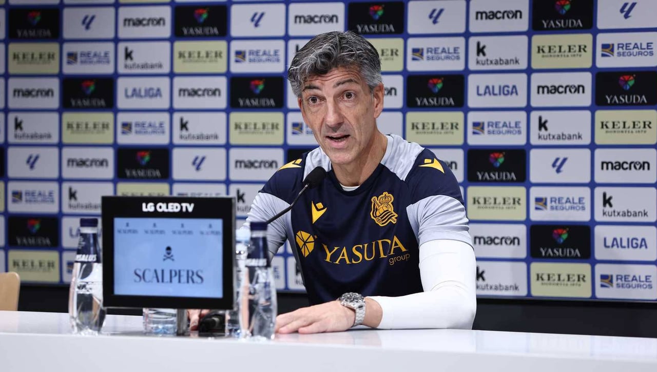 Imanol Alguacil confiesa lo último de Sadiq, aclara sus polémicas palabras y no se corta con el Athletic