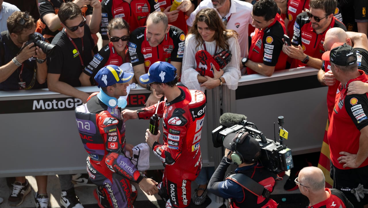 Ducati pone por encima a Jorge Martín