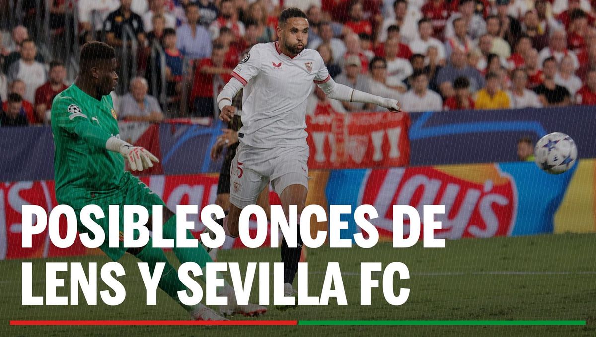 Alineaciones Lens - Sevilla: Alineación posible de RC Lens y Sevilla FC en el partido de la última jornaada del Grupo B de la Champions League