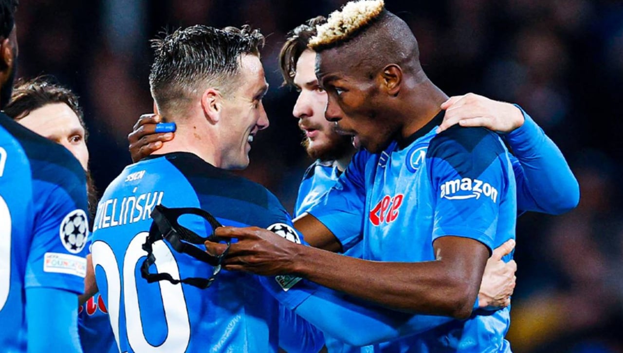 Nápoles 3-0 Eintracht: Noche histórica en el Diego Armando Maradona