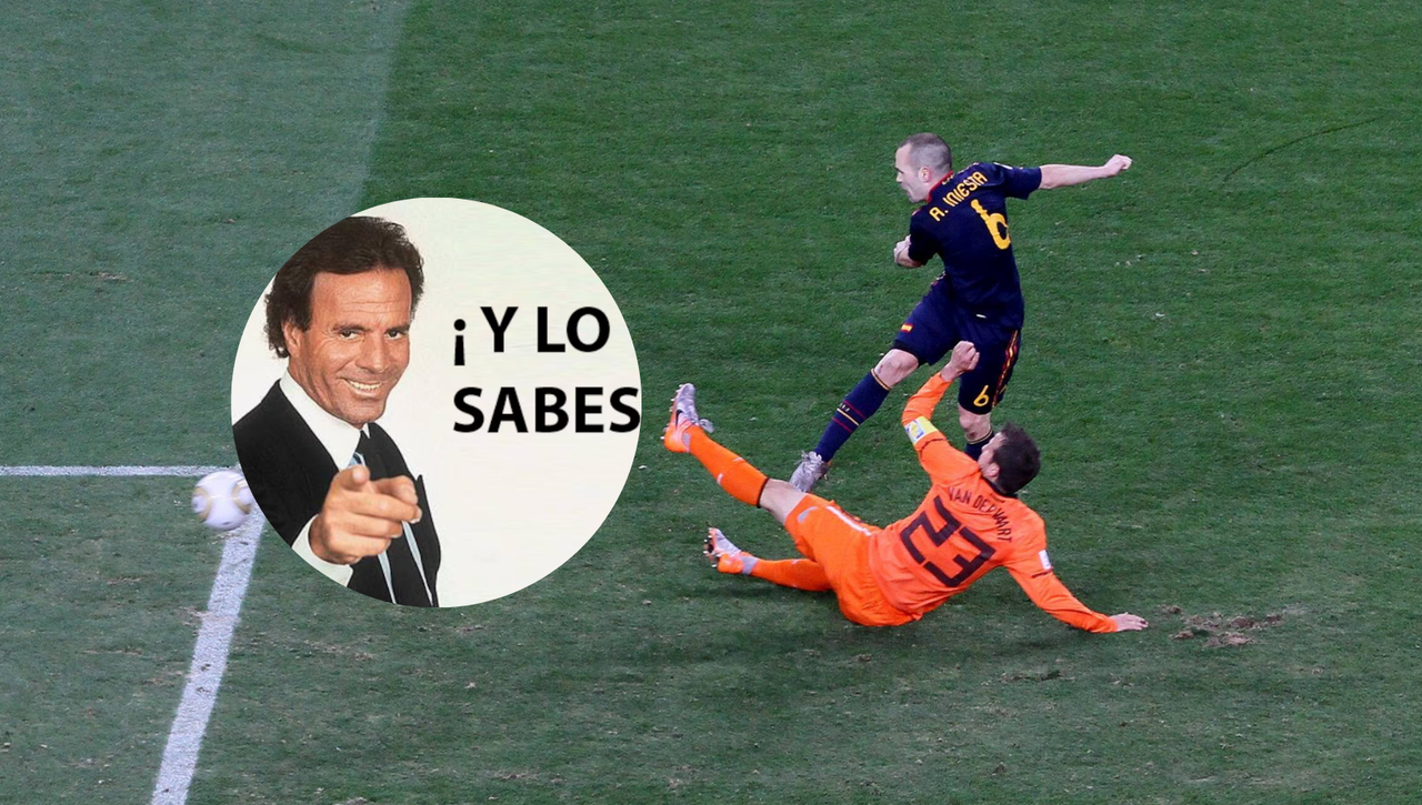 Iniesta, peor que Julio Iglesias