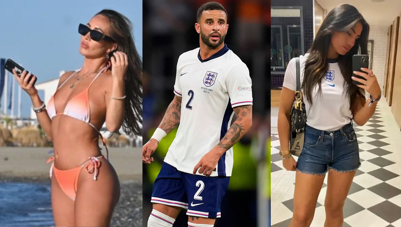 Cazan a Kyle Walker con su mujer y su amante en Alemania antes de la final de la Eurocopa contra España