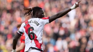 El Rayo termina con la polémica generada con Pathé Ciss ante Osasuna