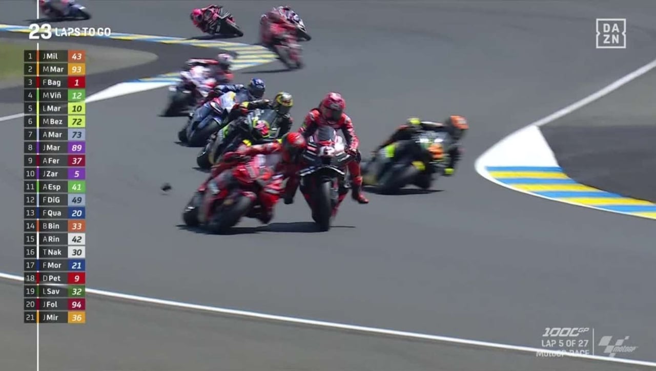 Pelea entre Bagnaia y Maverick Viñales que llega a la manos