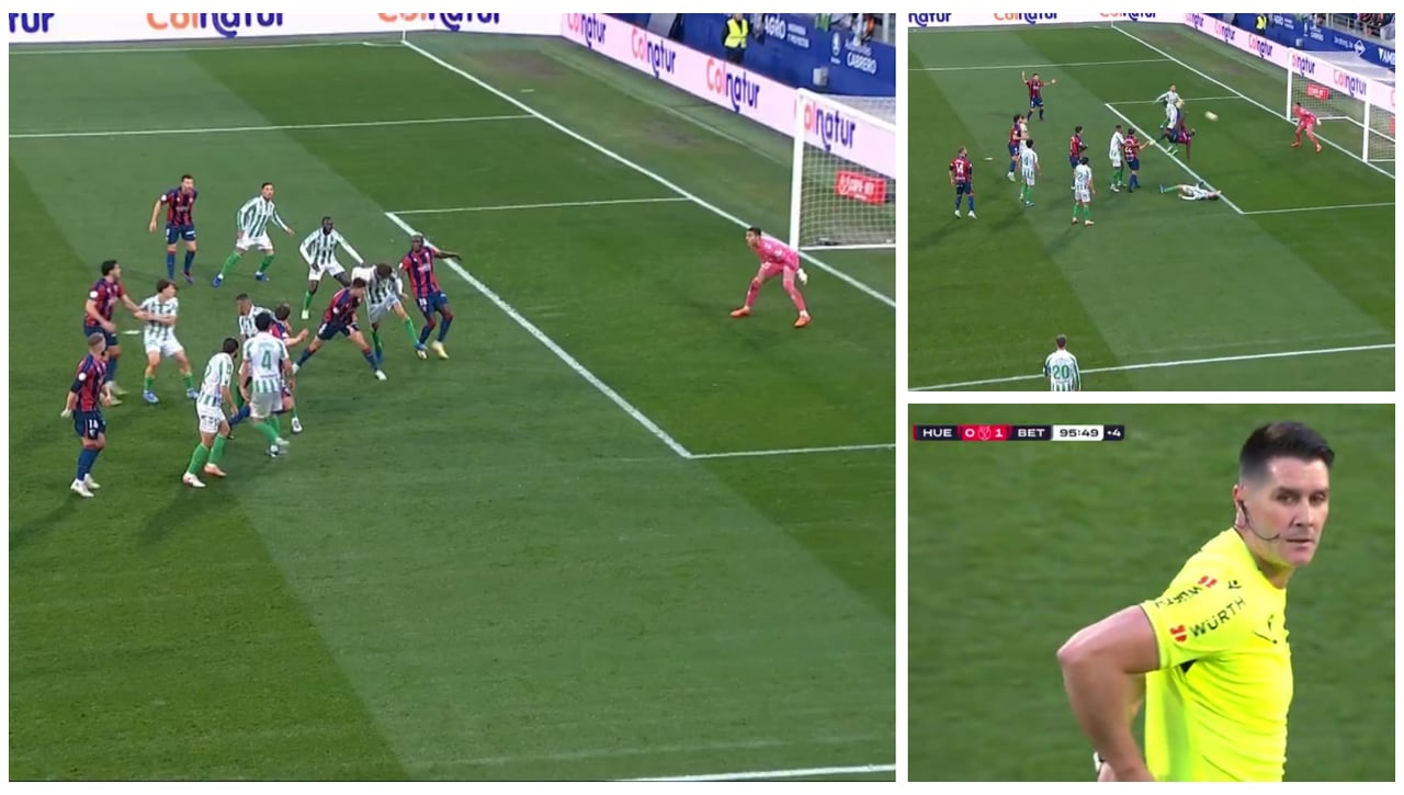 Ortiz Arias y el VAR ausente: la polémica del Huesca - Betis de Copa del Rey