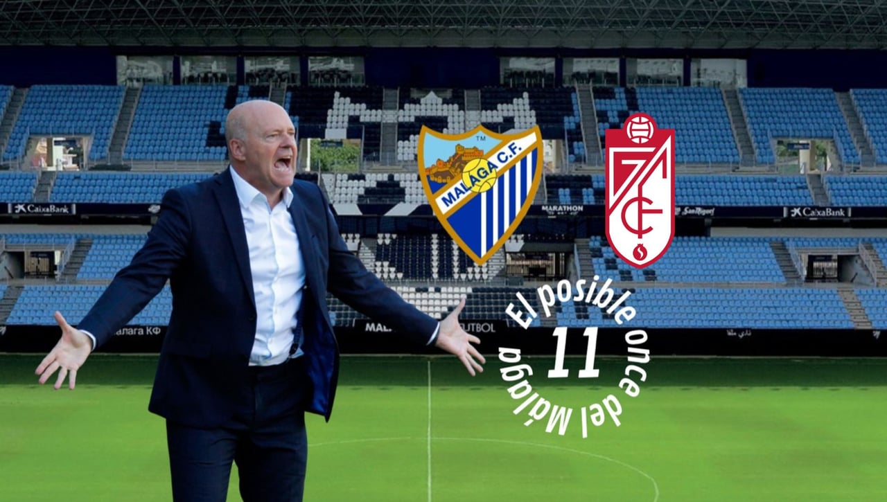 El posible once del Málaga ante el Granada