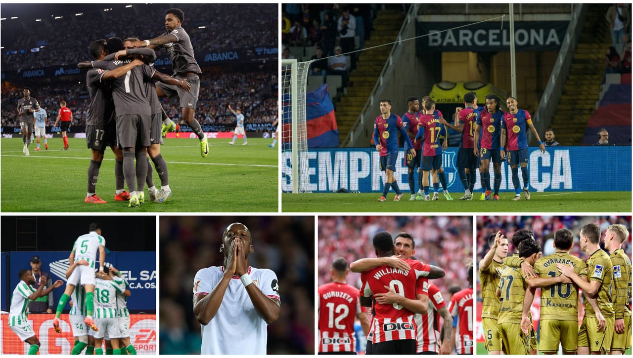 Clasificación LaLiga EA Sports 2024 tras la Jornada 10 | Partidos, resultados, puntos y tabla de clasificación actualizada de Primera división