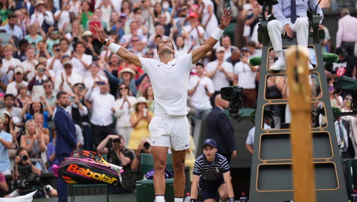 Wimbledon se rinde ante un Rafa Nadal que no tiene kriptonita