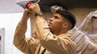 Carlos Alcaraz, presente en El Rocío antes de Roland Garros