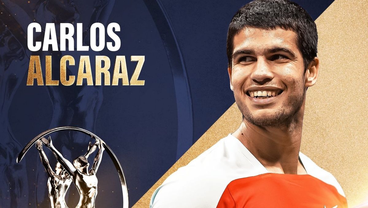 Carlos Alcaraz recibe el galardón más prestigioso del deporte mundial