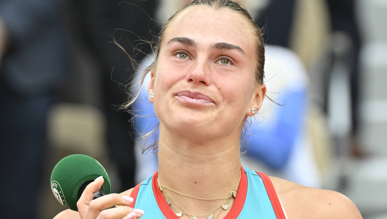 Sabalenka imita a Carlos Alcaraz tras perder en Roland Garros