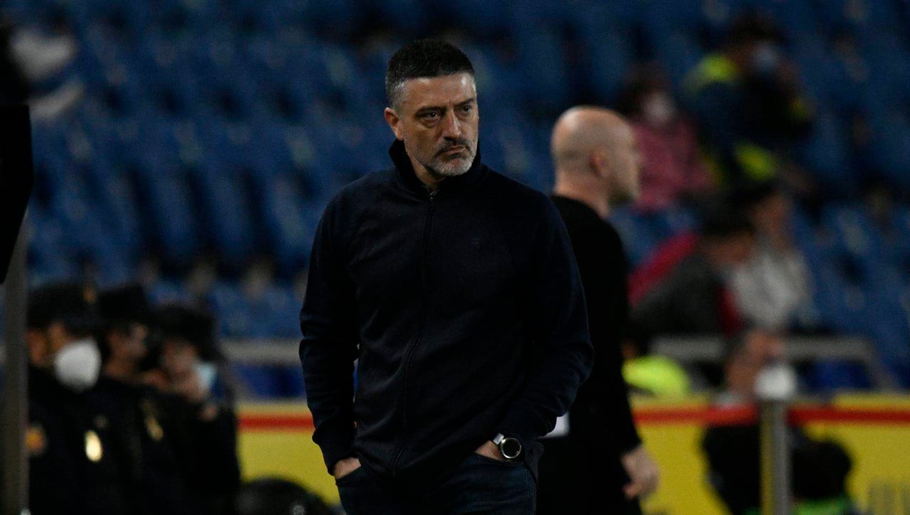 El recado de García Pimienta a sus jugadores a pesar de la victoria de Las Palmas ante el Alavés