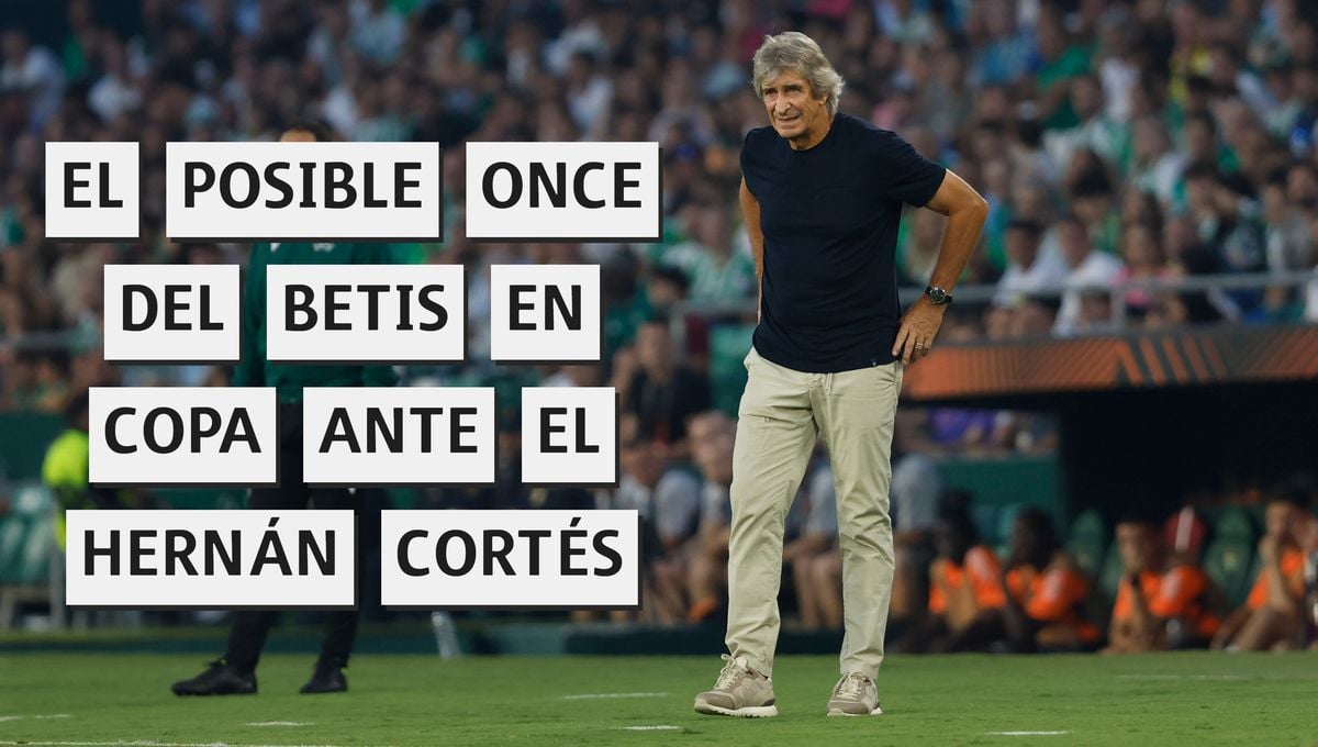 Alineaciones Hernán Cortés - Betis: Alineación posible del Betis en el partido de la Copa del Rey 