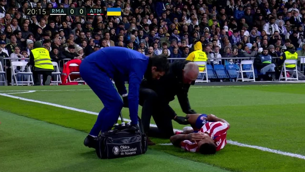 Real Madrid - Atlético de Madrid: Reinildo se pierde el resto de la temporada