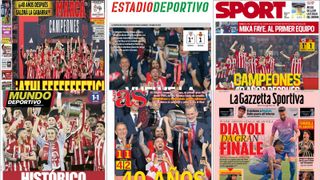 El Athletic hace historia, los nuevos 'fichajes del Barcelona y el nuevo sueño de Carlos Alcaraz... así llegan las portadas