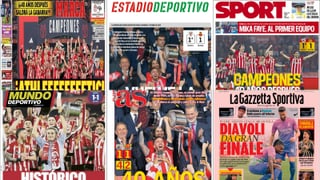 El Athletic hace historia, los nuevos 'fichajes del Barcelona y el nuevo sueño de Carlos Alcaraz... así llegan las portadas