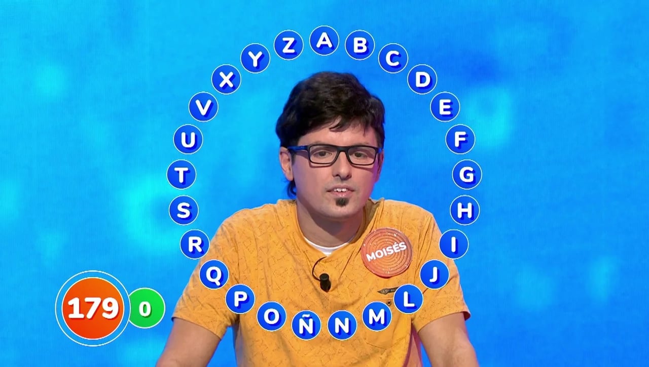 Moisés supera a Orestes y pone en entredicho a Rafa Castaño para ganar 'Pasapalabra'