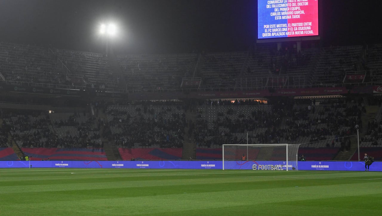 Así queda la clasificación de Primera división tras la suspensión del Barça - Osasuna