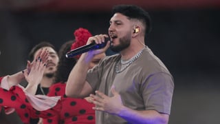 La confusión de Omar Montes con el rey Felipe en la final de la Copa del Rey