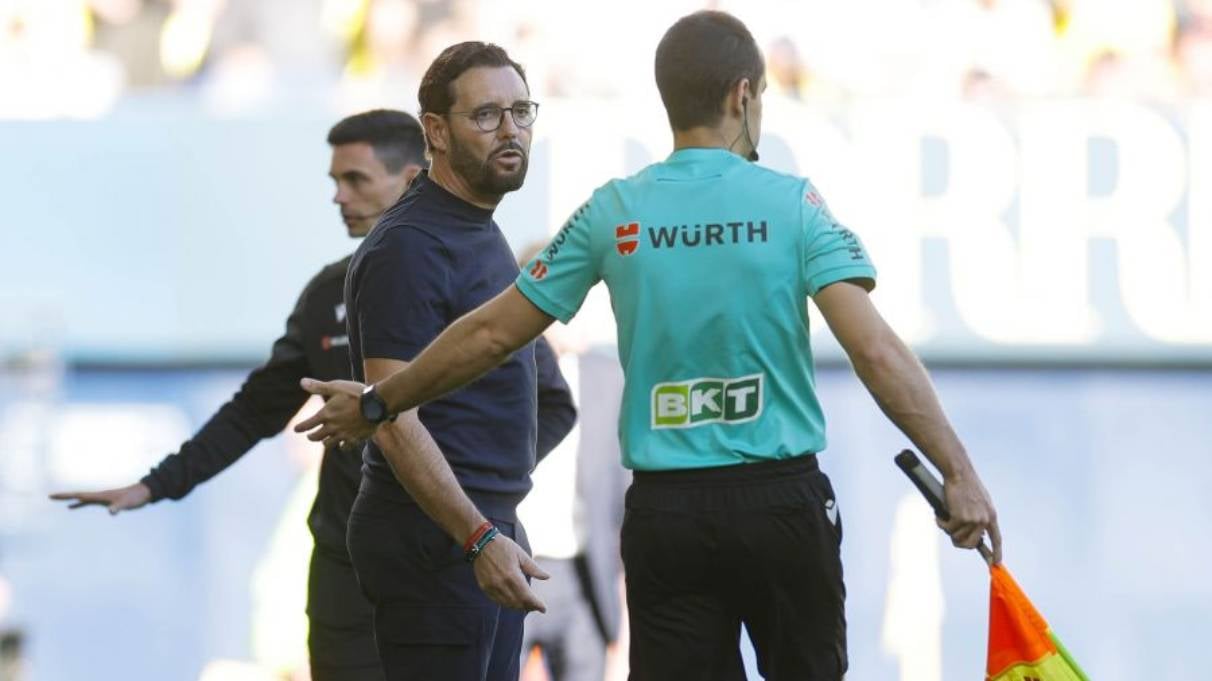Bordalás también ataca al árbitro: "Si es al revés es roja para el del Getafe"