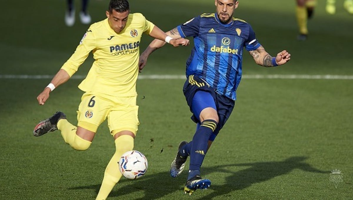 Igualdad máxima entre Cádiz CF y Villarreal CF