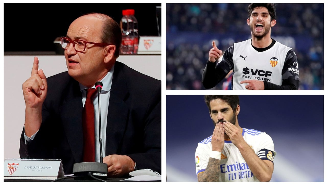 El "trecho" que queda según José Castro tiene a Isco y Guedes en el horizonte