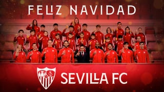 El original brindis del Sevilla FC: "La Navidad de los que nunca se rinden", unidad familiar contra los malos momentos 