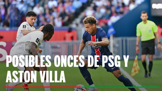 PSG  - Aston Villa: Alineaciones y dónde ver hoy en TV el partido de la UEFA Champions League