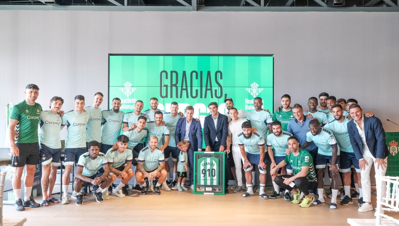 Ceballos y Lo Celso: 'invitados' desde la distancia en la despedida de Canales