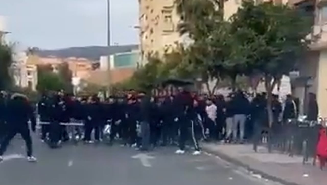 Batalla campal de los ultras del Atlético contra los del Málaga y el Marbella