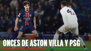Aston Villa - PSG: posibles alineaciones y donde ver hoy en TV el partido de la UEFA Champions League