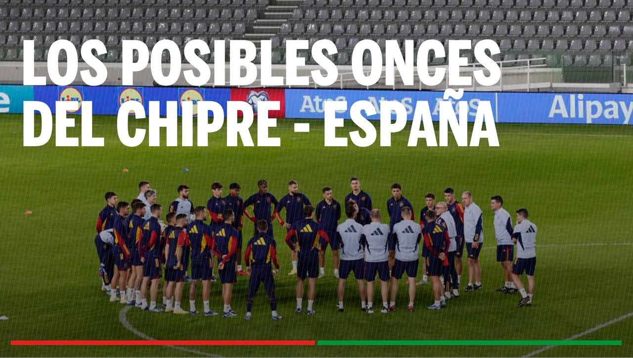 Alineaciones Chipre - España: Alineación posible de Chipre y España en el partido de hoy de clasificación para la Eurocopa 2024