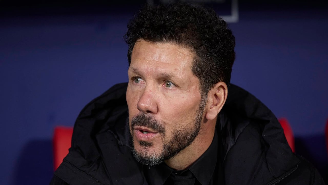Simeone pule los detalles antes del derbi