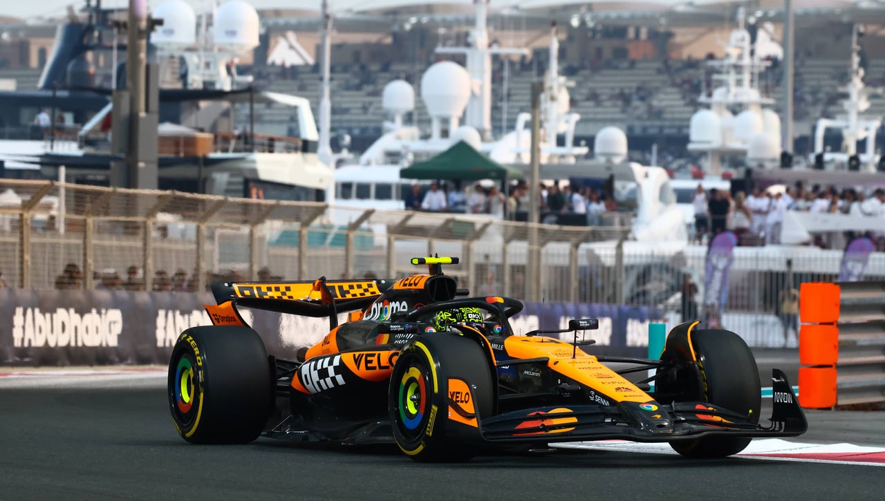 McLaren le manda un mensaje claro a Ferrari en Abu Dhabi
