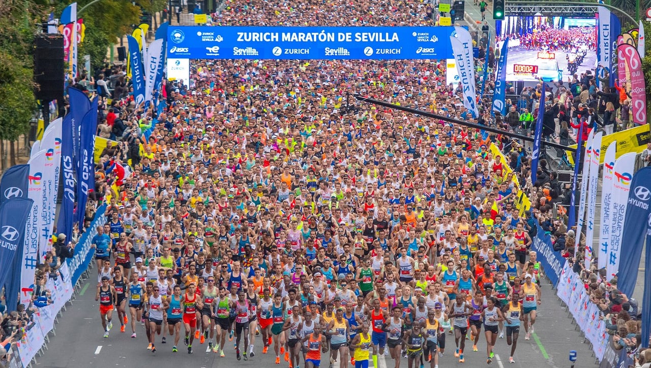 Agotados los dorsales para un Zurich Maratón Sevilla de récord