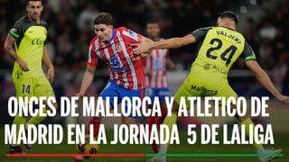 Alineaciones Mallorca - Atlético de Madrid: alineaciones probables de Mallorca y Atlético de Madrid en el partido de LaLiga