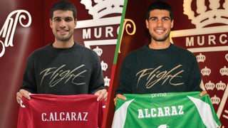 Carlos Alcaraz se aisla del ruido viendo el Murcia - Betis de Copa del Rey: "El equipo de mi tierra y el de mi familia sevillana" 