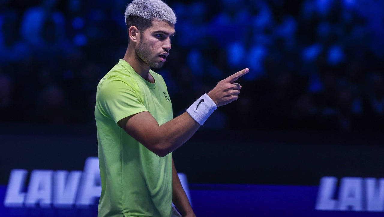 Carlos Alcaraz queda relegado al segundo turno y tendrá una desventaja las ATP Finals