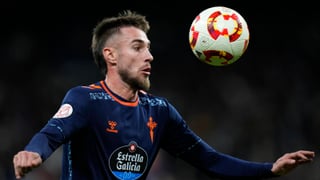 El Celta celebra con Mingueza