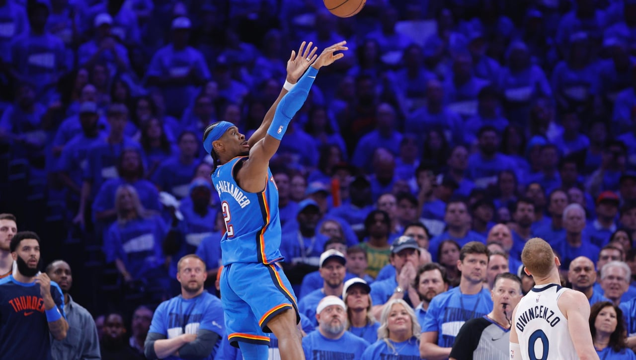 Shai se desata y Anthony Edwards se lleva un buen 'bofetón'