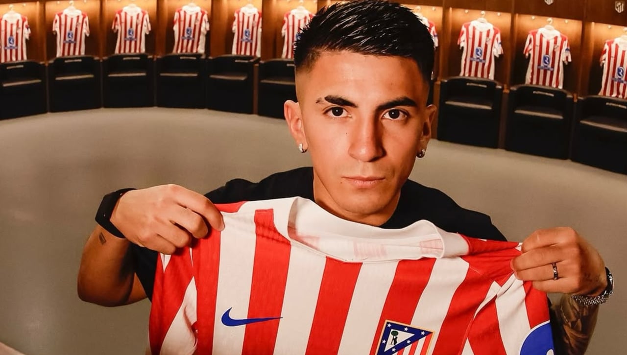 Almada: "Era mi sueño jugar en el Atlético de Madrid"