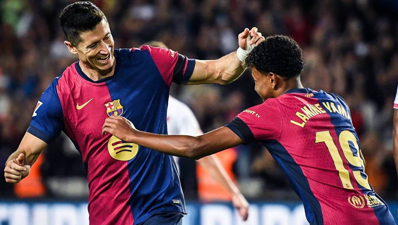 El tiempo de baja que estarán Lewandowski y Lamine Yamal