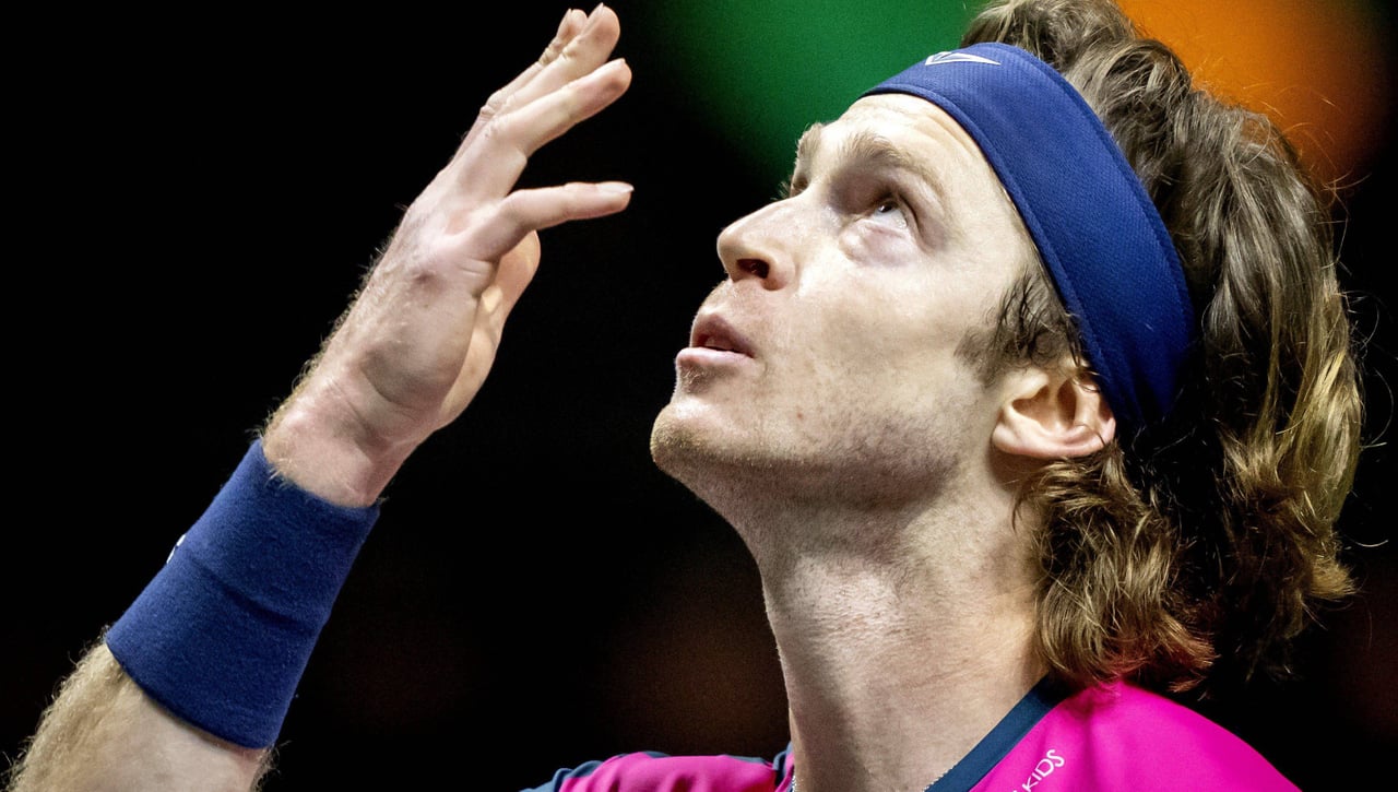 Rublev confiesa su adicción en pleno ATP de Rotterdam
