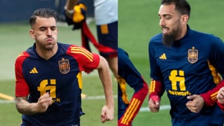 Cara y cruz para Dani Ceballos y Borja Iglesias con Luis de la Fuente