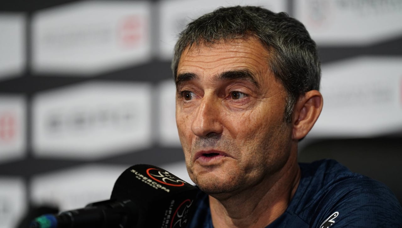 Ernesto Valverde acerca del polémico gol anulado a favor del Athletic Club: "Una vez que está el VAR solo hay que esperar a lo que ocurra"