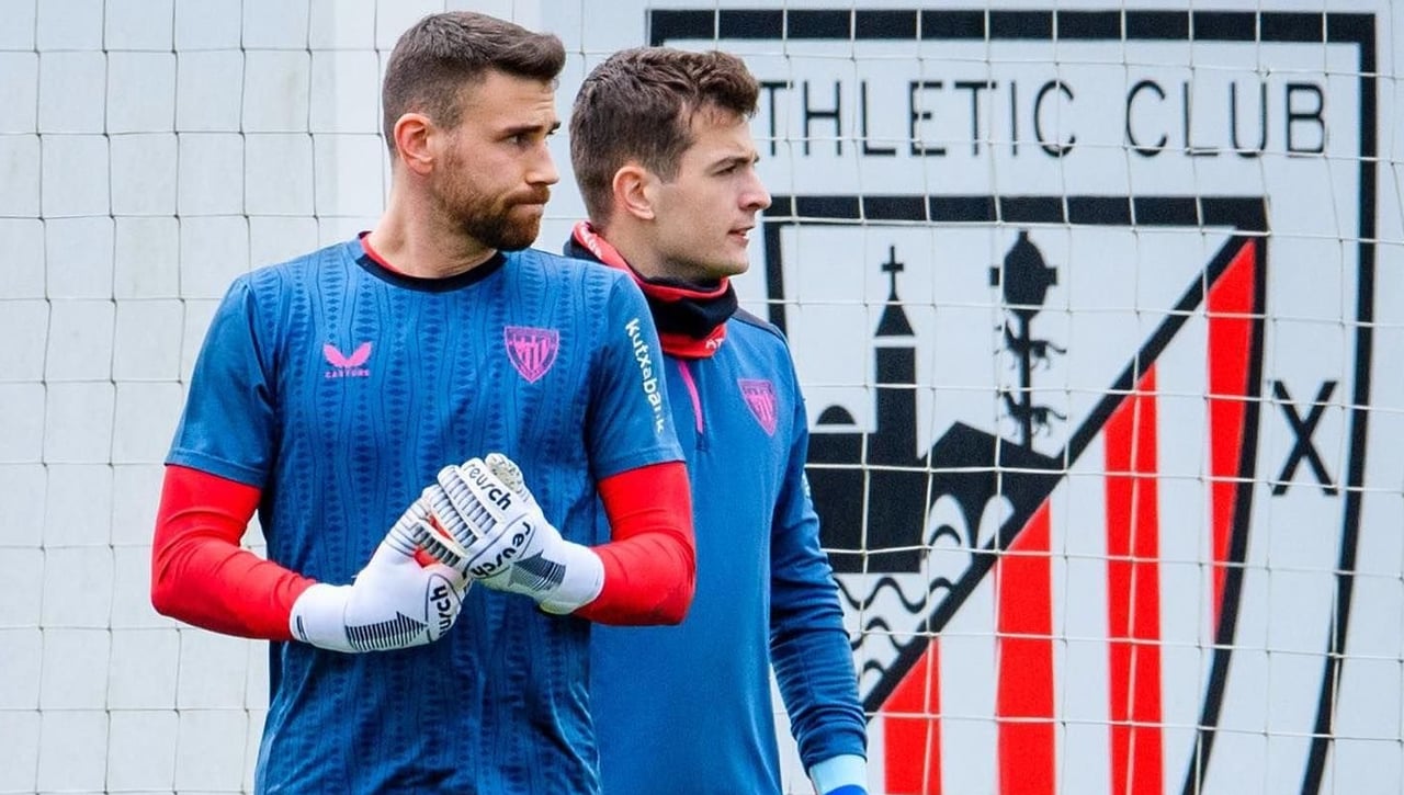 Una llamativa superstición en la portería del Athletic