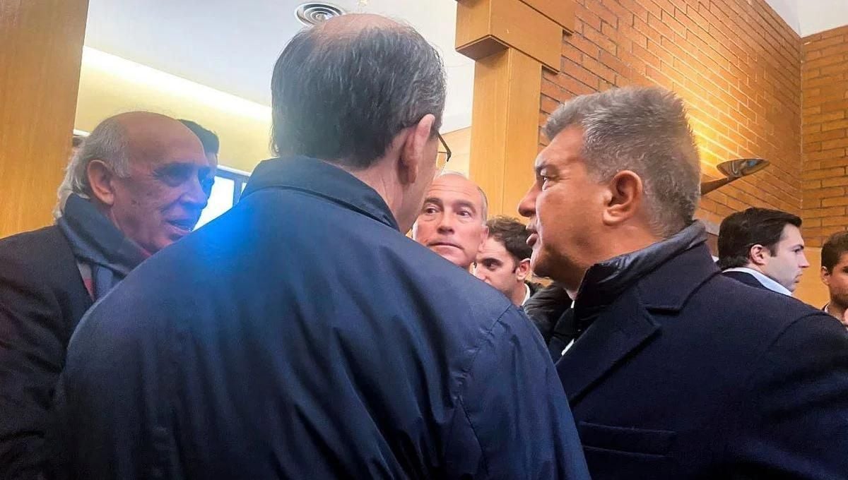 Llamada de alta tensión entre Laporta y Castro